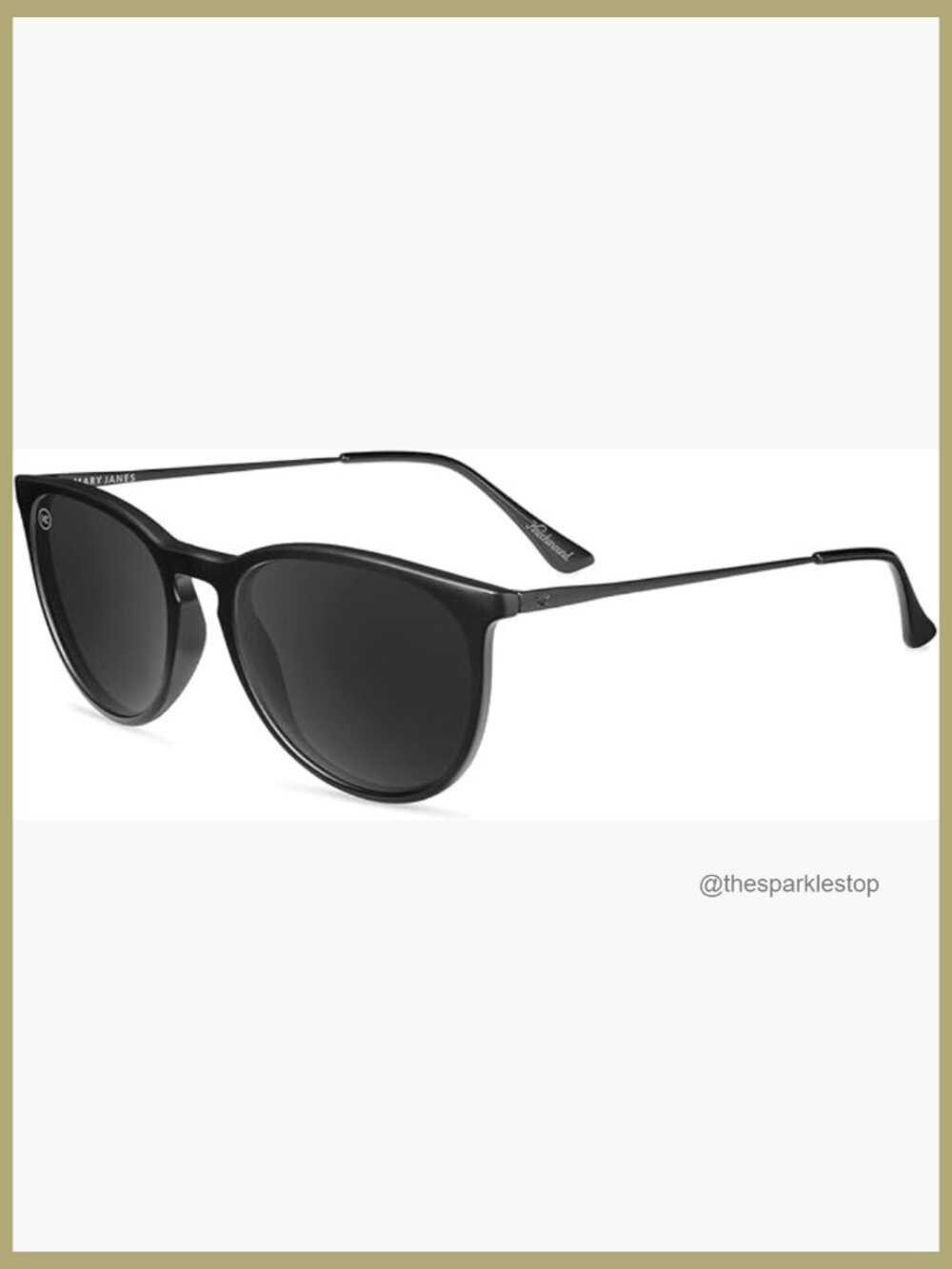 Polarized Round Sunglasses with Polycarbonate Frame and UV400 Protection